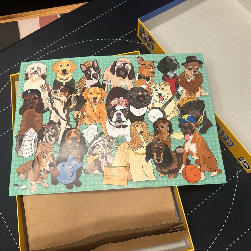 Celebri Dogs Puzzle 1,000 Pieces - Picture 6 of 8
